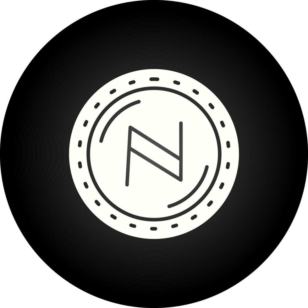 Namecoin-Währungsvektorsymbol vektor