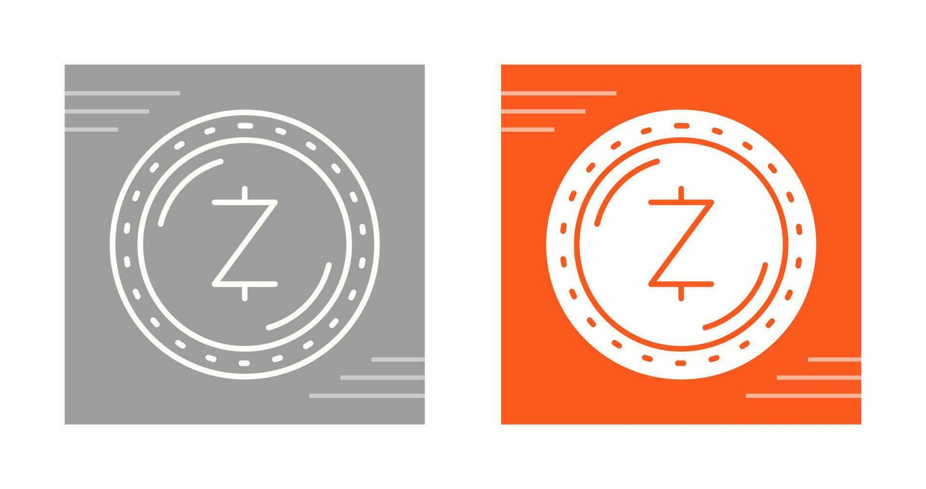 zcash-Währungsvektorsymbol vektor