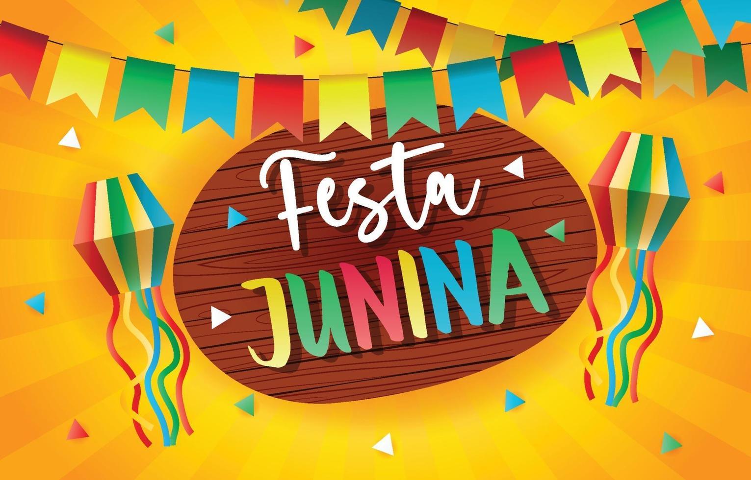 festa junina fest vektor