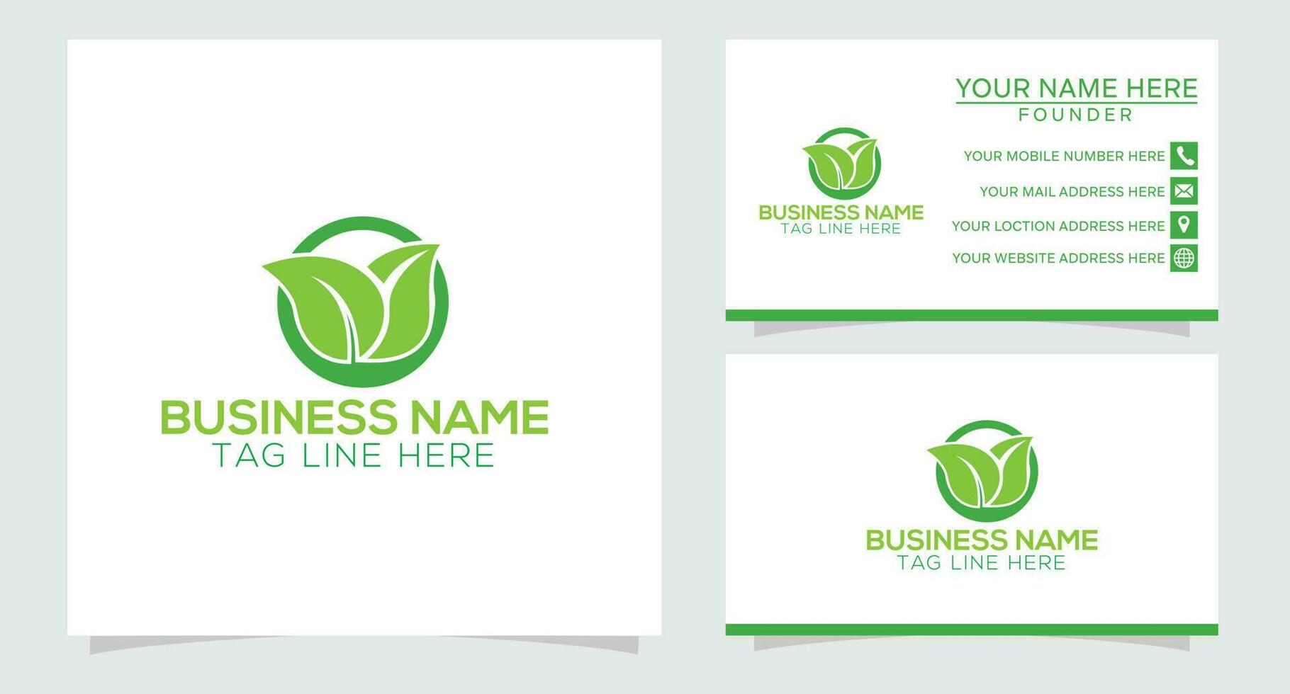 natürlich Blatt Grün Garten Vektor Logo Vorlage. diese Logo ist entworfen zum irgendein Art von Unternehmen. es ist ein Logo Vorlage