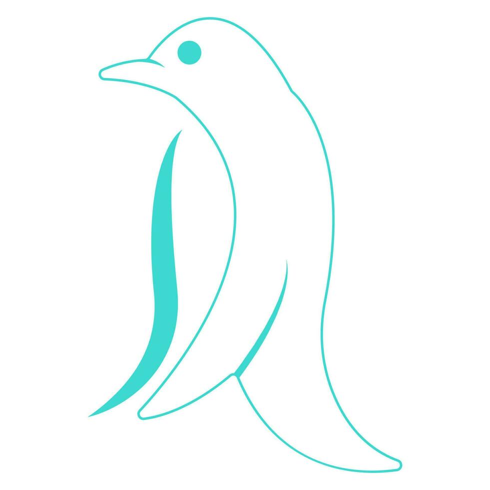 Pinguin Symbol Illustration Vektor