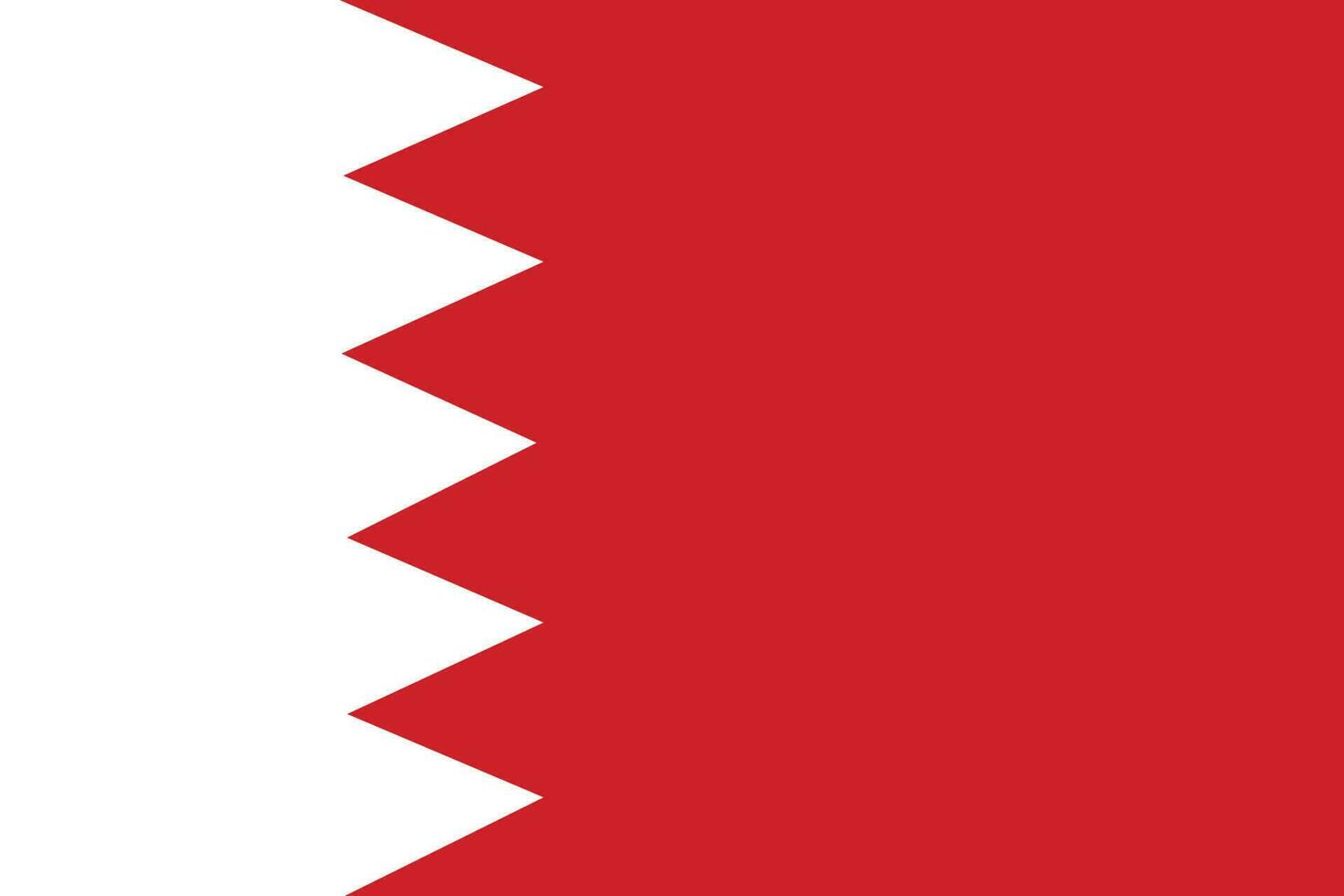 Bahrain flagga vektor