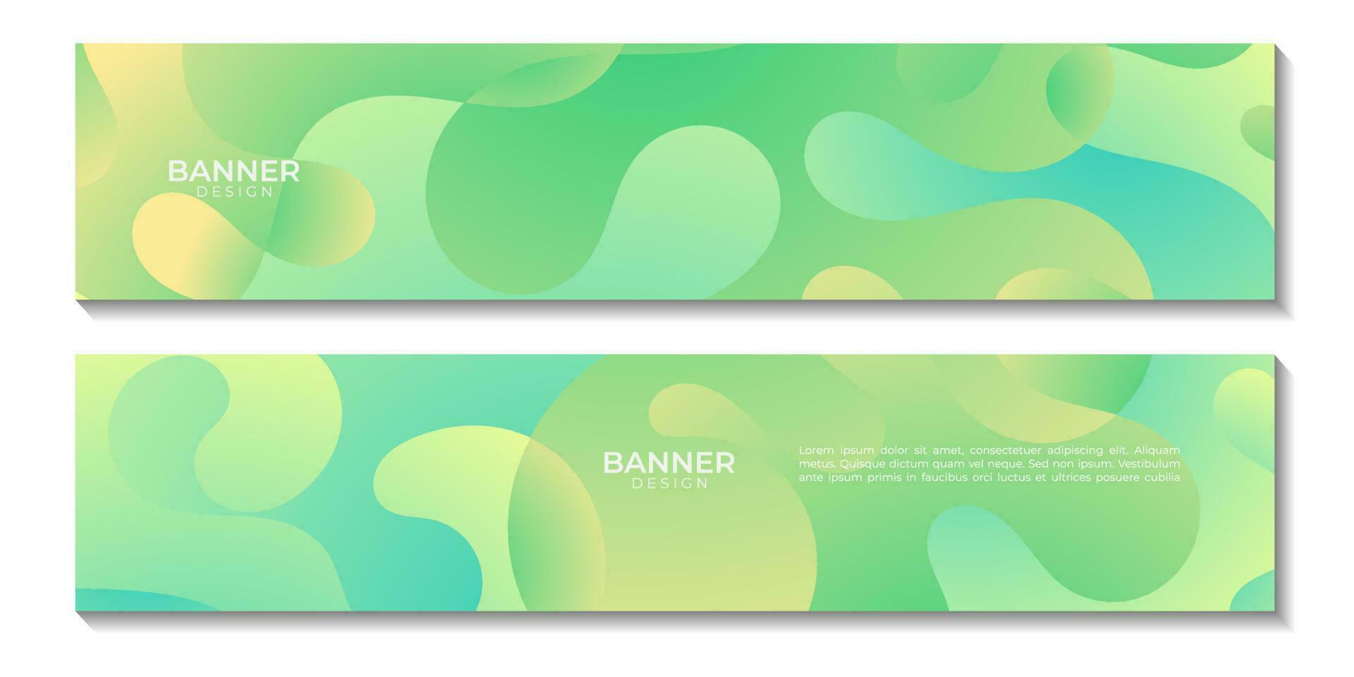 abstrakt Banner bunt Gradient Flüssigkeit Welle modern Hintergrund zum Geschäft vektor