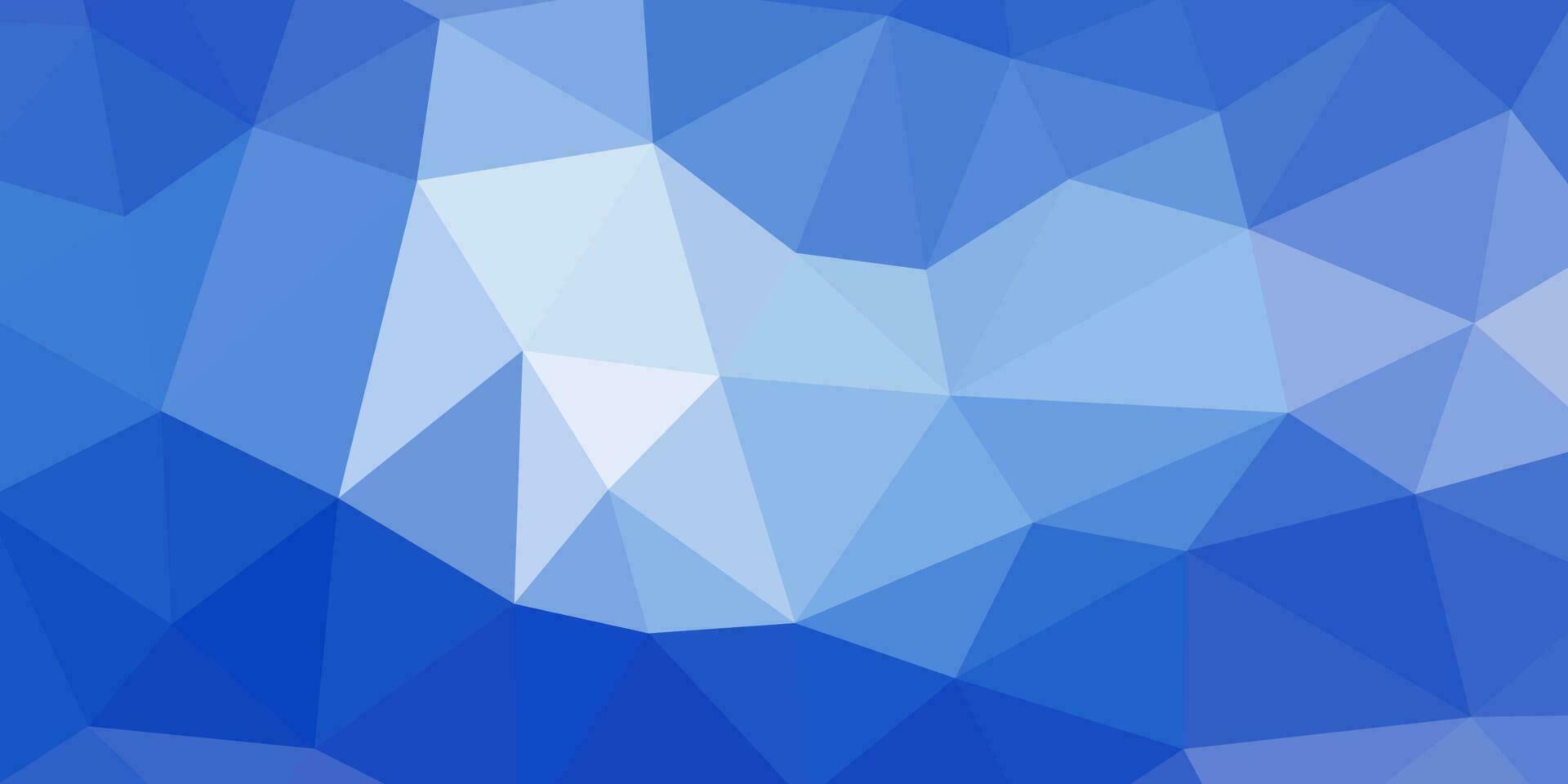 abstrakt geometrisk blå lutning med trianglar mönster modern bakgrund för företag vektor