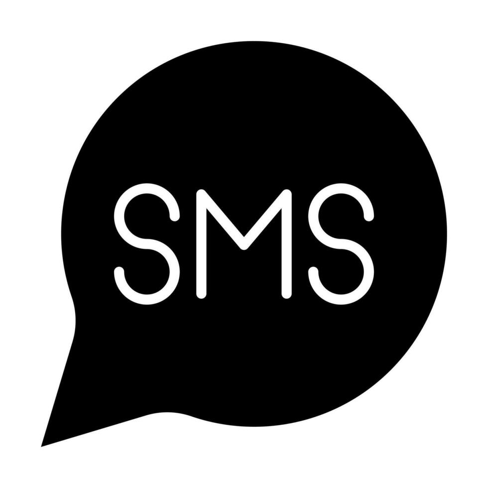 SMS ikon design vektor