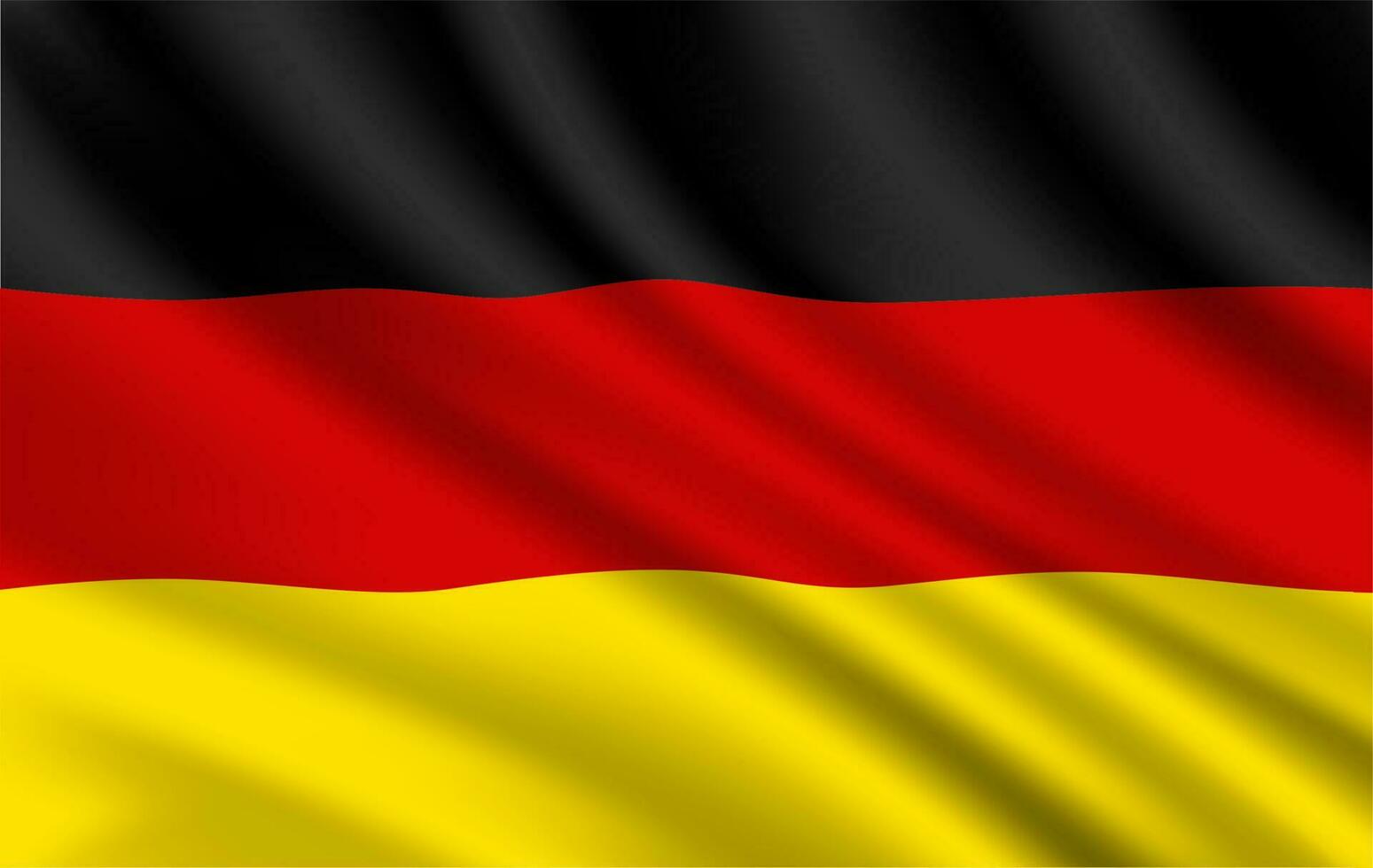 Deutschland Flagge, Deutsche National Vektor Identität.