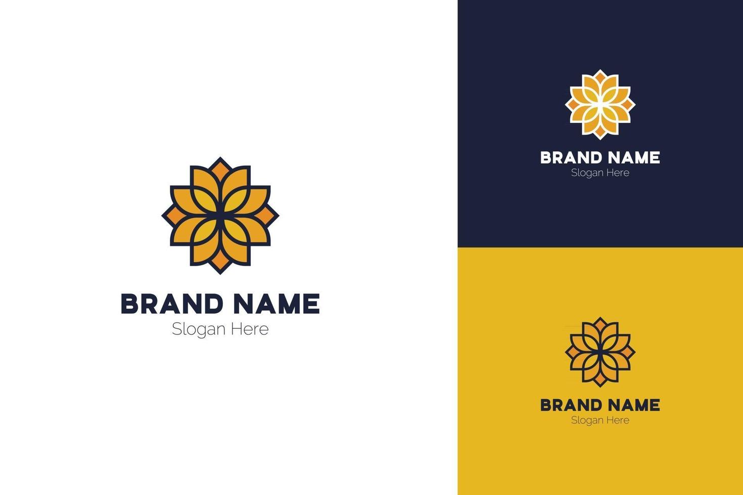 lotus logo design, lotus blomma logo vektor