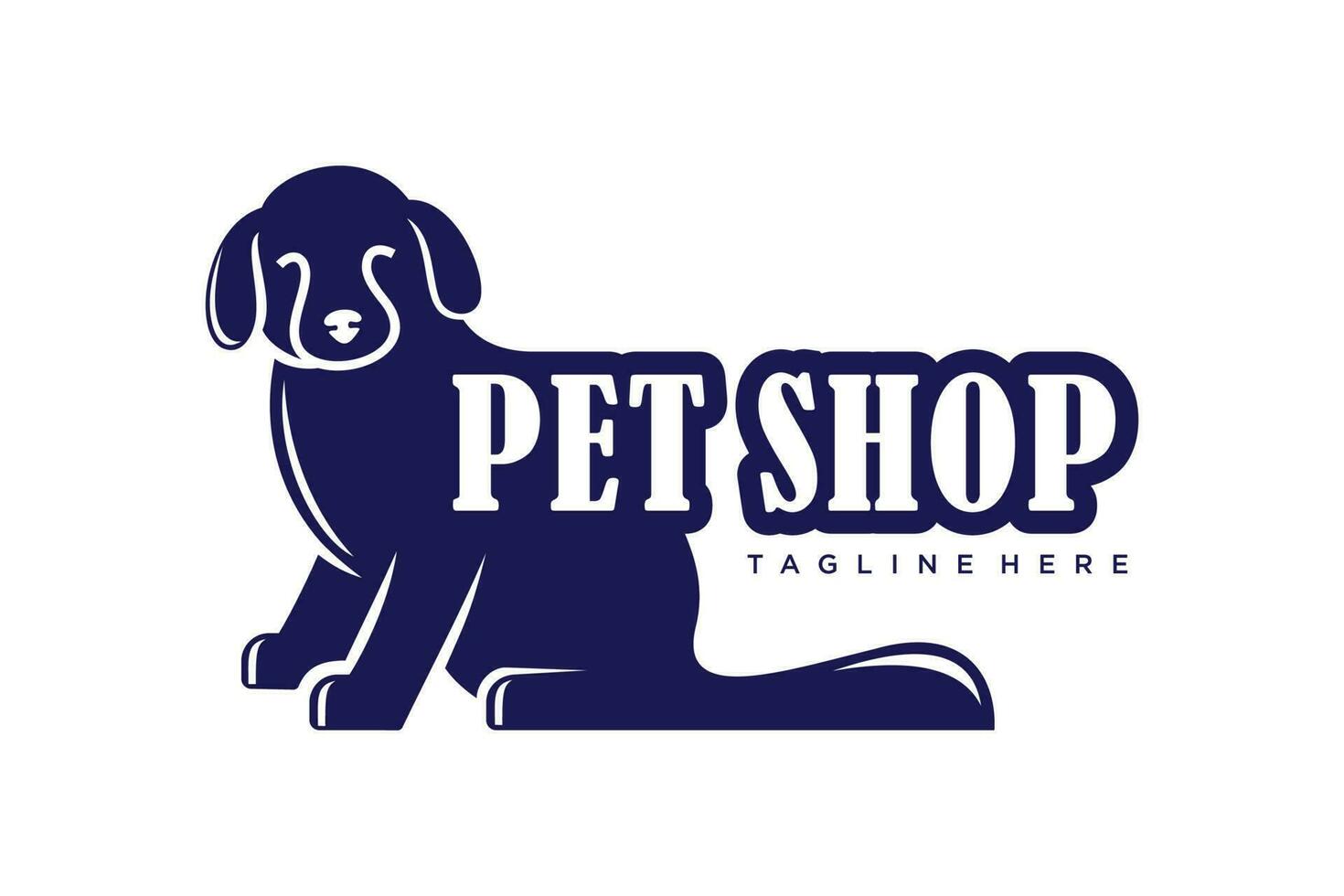 hund logotyp design. logotyper kan vara Begagnade för sällskapsdjur vård, klinik och veterinär. vektor