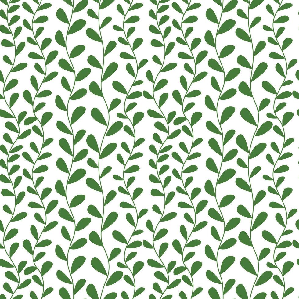 vektor vektor löv sömlös mönster. grön blad växt sömlös mönster