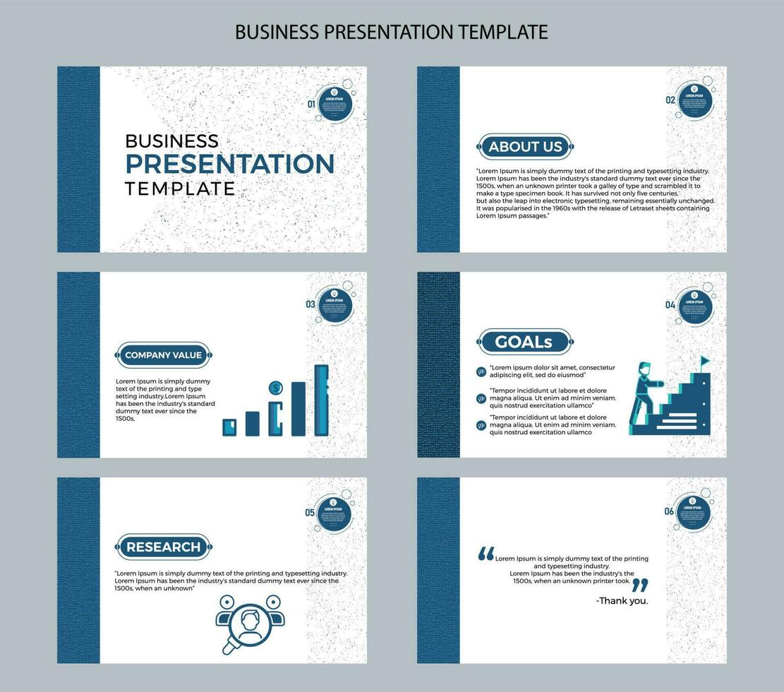 företag presentation mallar element på en vit bakgrund. använda sig av i presentation, flygblad och folder, företags- Rapportera, marknadsföring, reklam, årlig Rapportera, baner. vektor