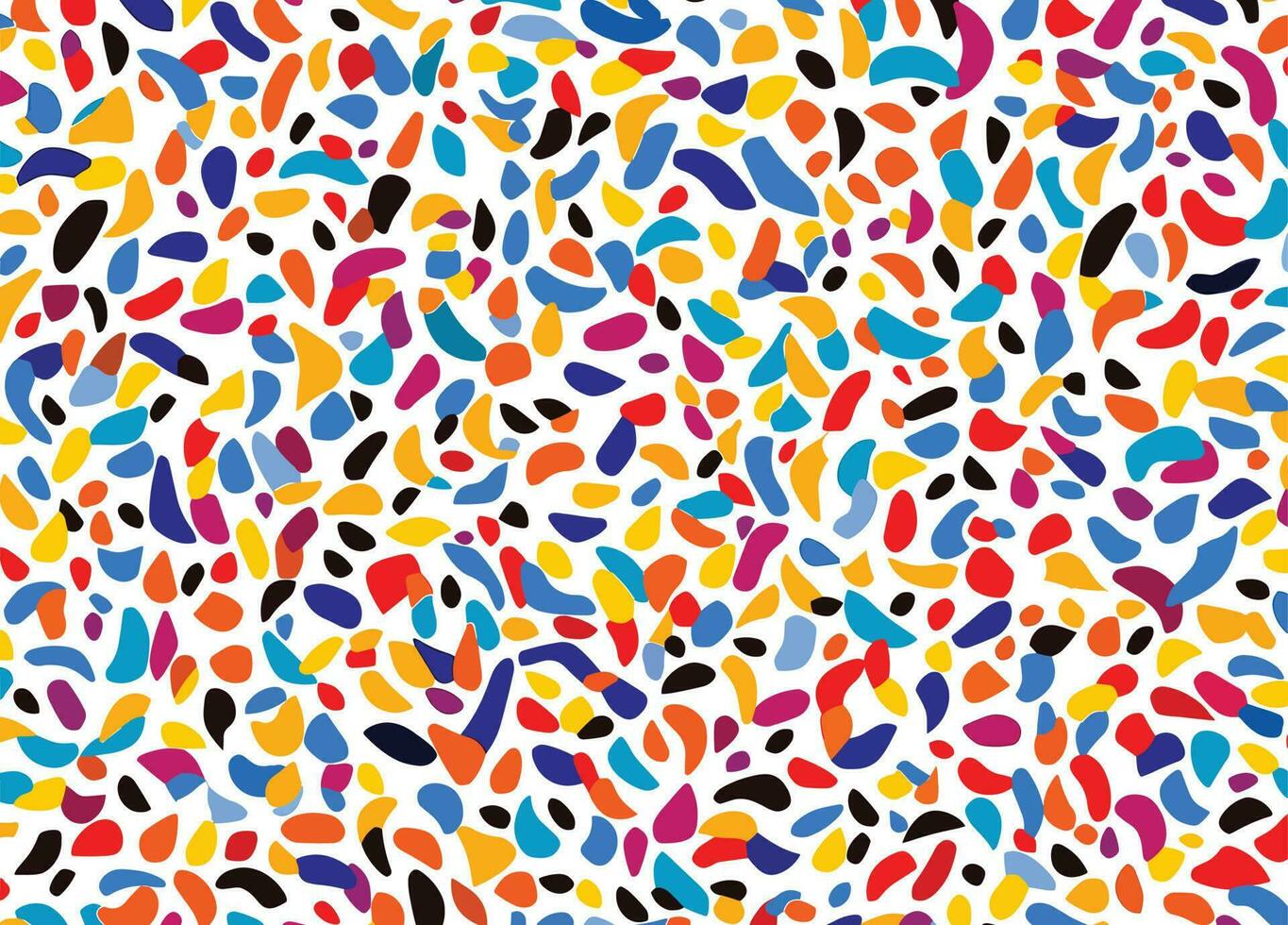 mehrfarbig Sträusel nahtlos Hintergrund bunt Sträusel auf ein Weiß Hintergrund, im das Stil von minimalistisch Schlaganfälle, geometrisch Formen Muster, minimalistisch Hintergründe, Graffiti-inspiriert vektor
