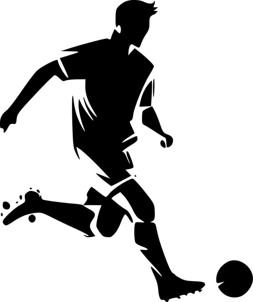 Fußball - - hoch Qualität Vektor Logo - - Vektor Illustration Ideal zum T-Shirt Grafik