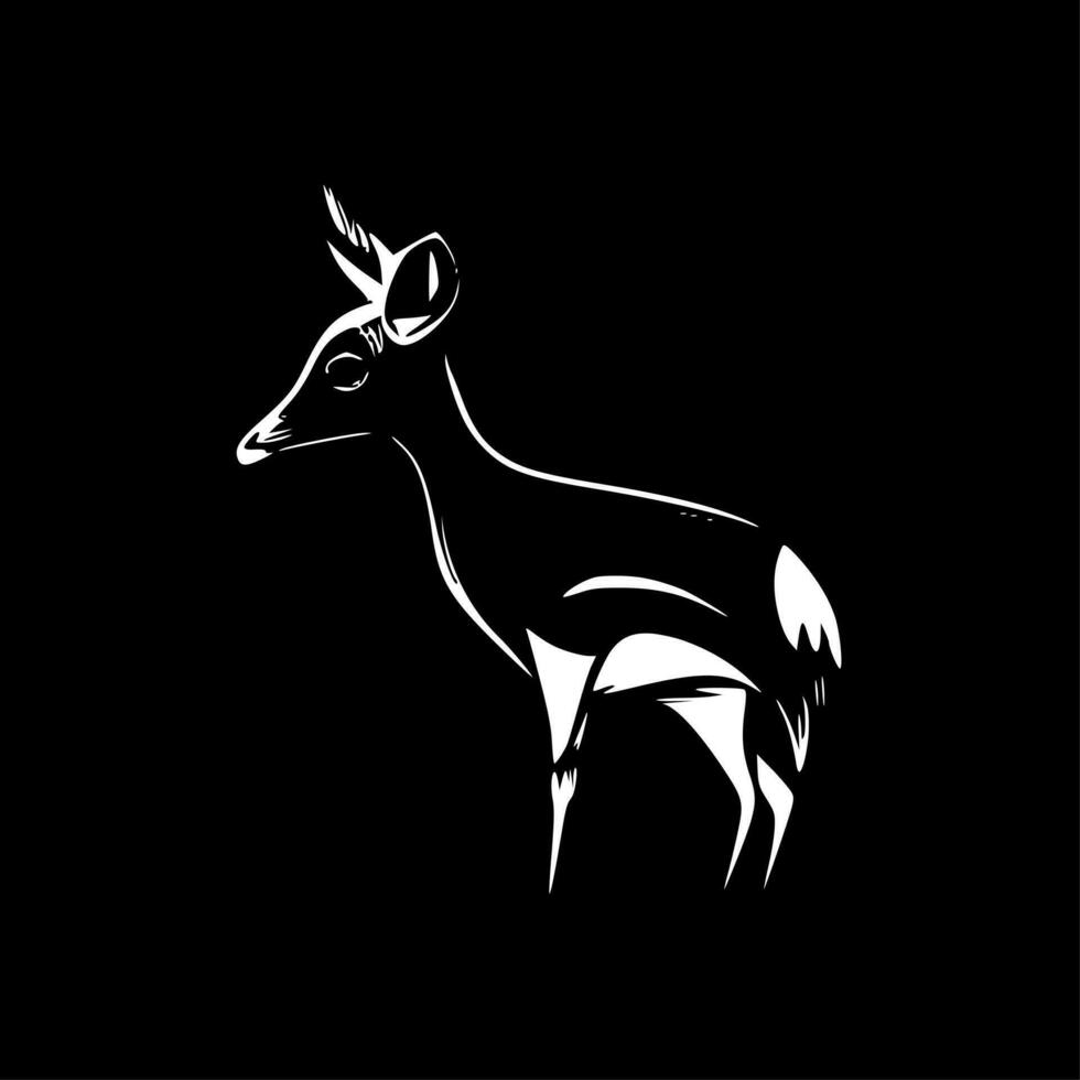 djur- - minimalistisk och platt logotyp - vektor illustration