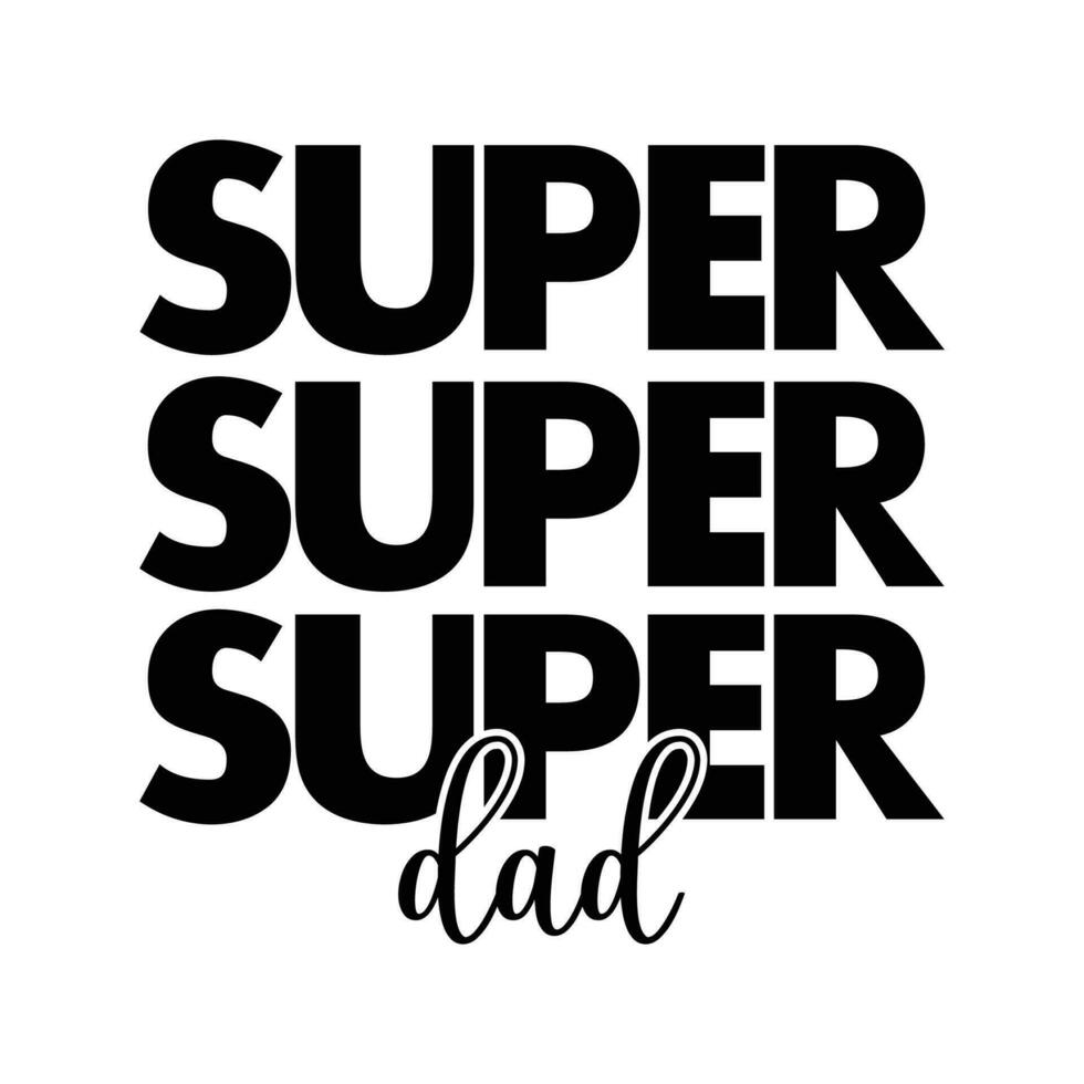 Super Papa, glücklich Vaters Tag Typografie Design, im Comic Stil, Super Vater Konzept, typografisch Design, Vektor Illustration