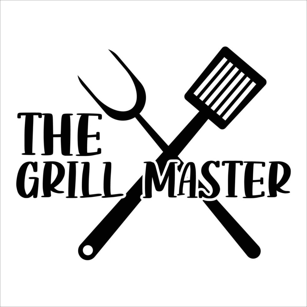 das Grill Meister, Väter Tag Hemd drucken Vorlage, Typografie Design, Netz Vorlage, t Hemd Design, drucken, Papa, Vati, Onkel, retro Jahrgang Stil Hemd vektor