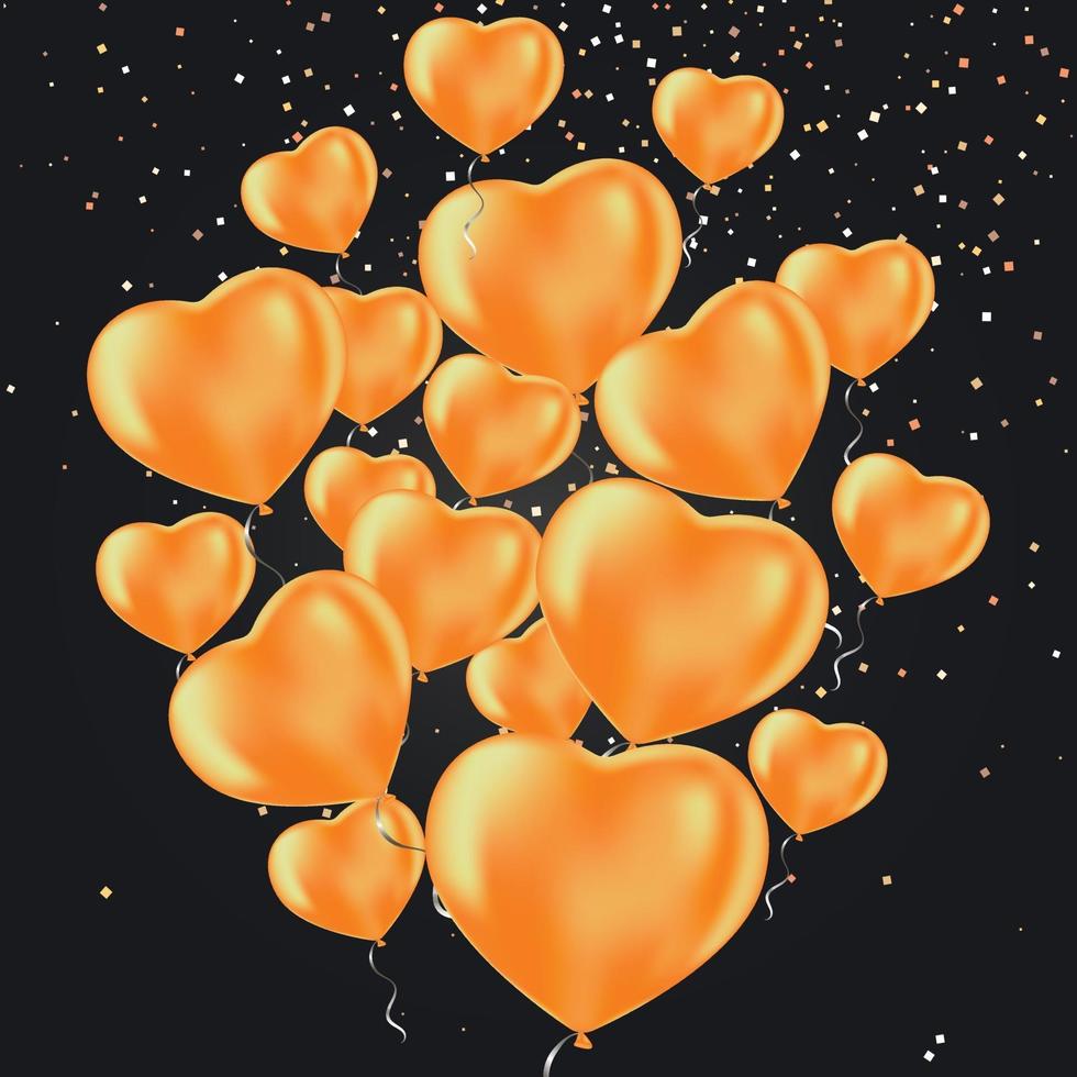 gefrostete Partyballons für Eventdesign vektor