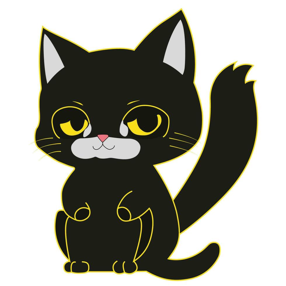 süß Katze Vektor Illustration Charakter