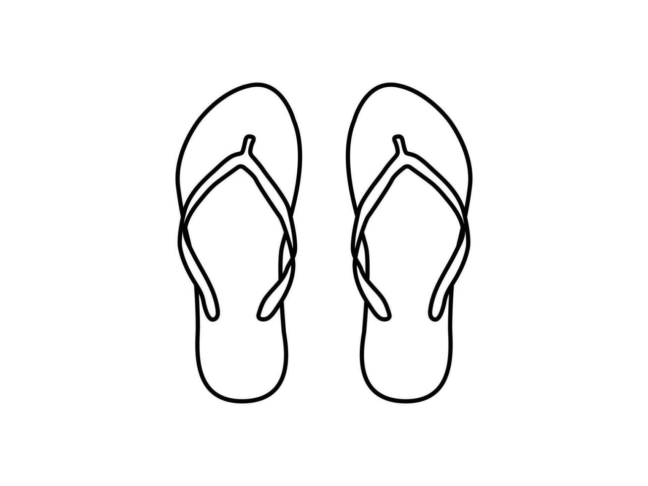 sommar sandaler vektor