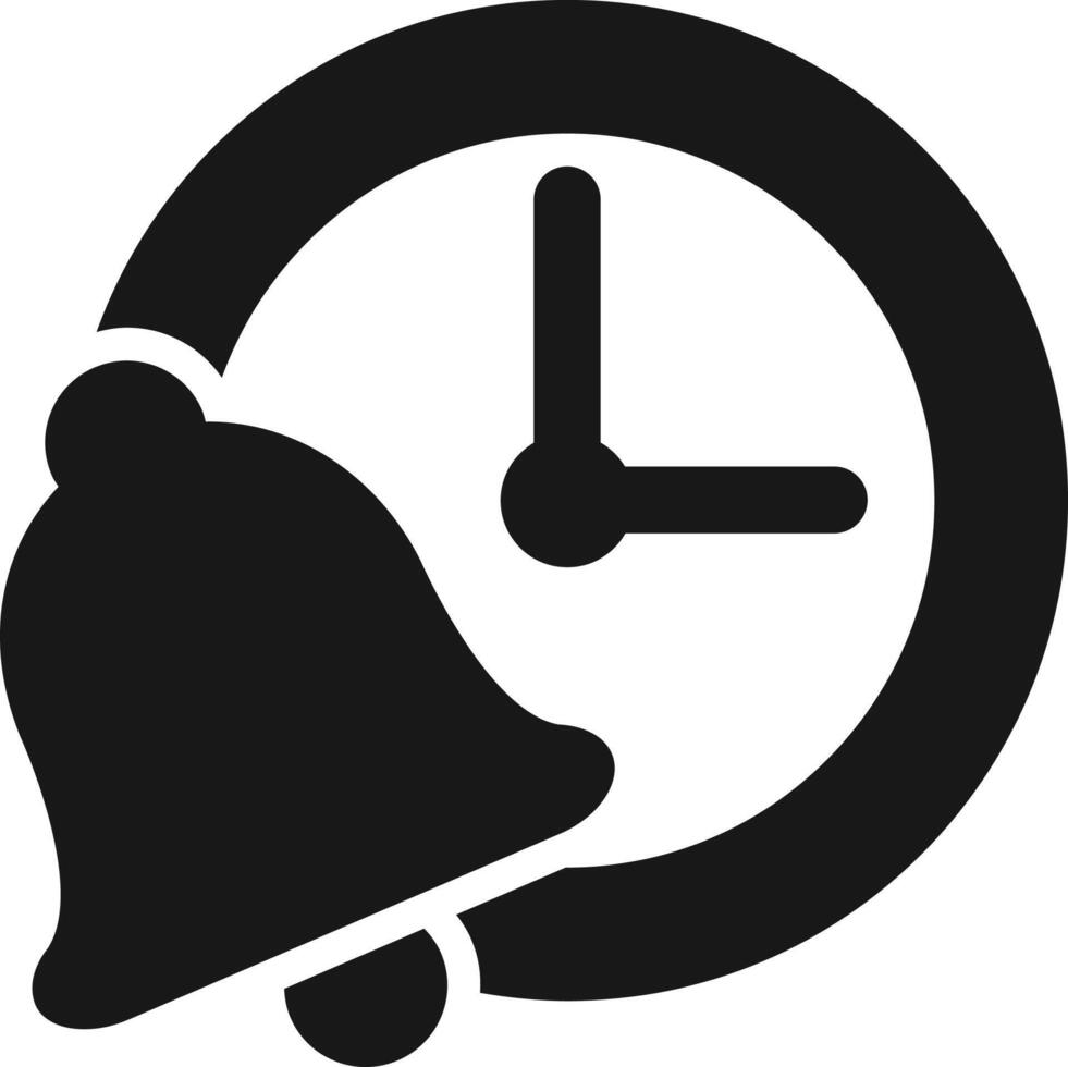 Stoppuhr Symbol Vektor Silhouette. Alarm Uhr halt Uhr Vektor Symbol