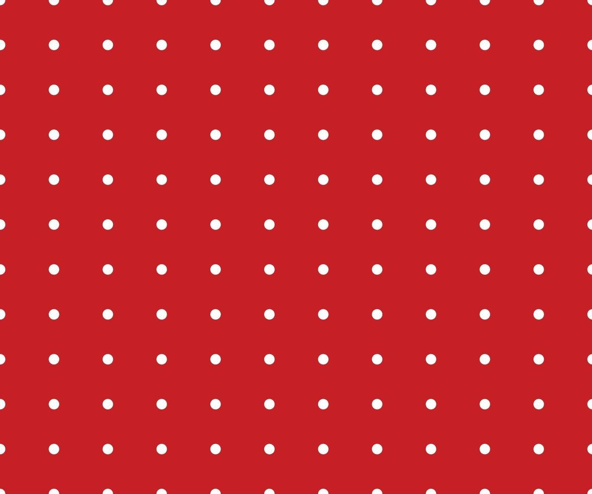 Vintage Tupfen weißes und rotes Muster vektor