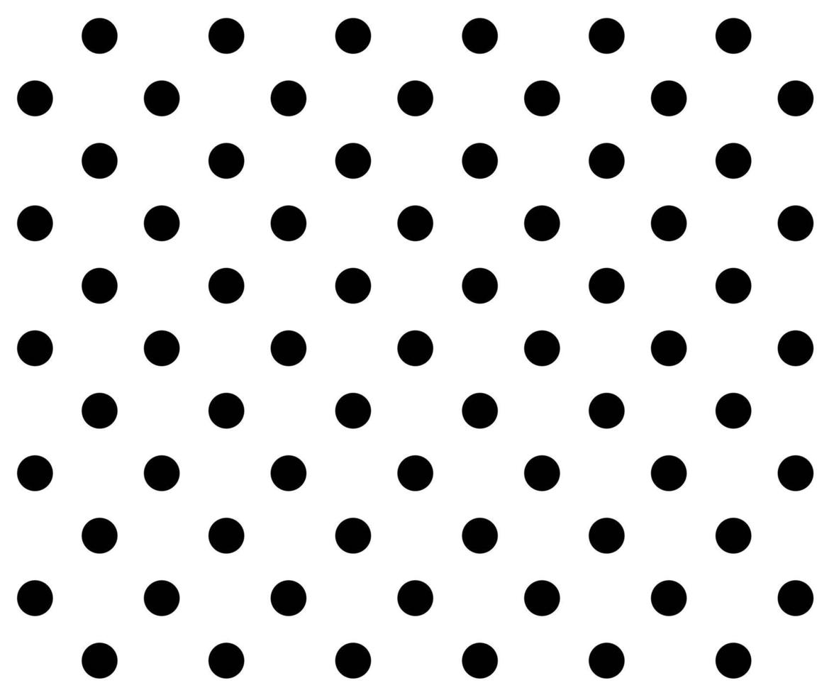 svart och vitt prickiga mönster bakgrund vektor