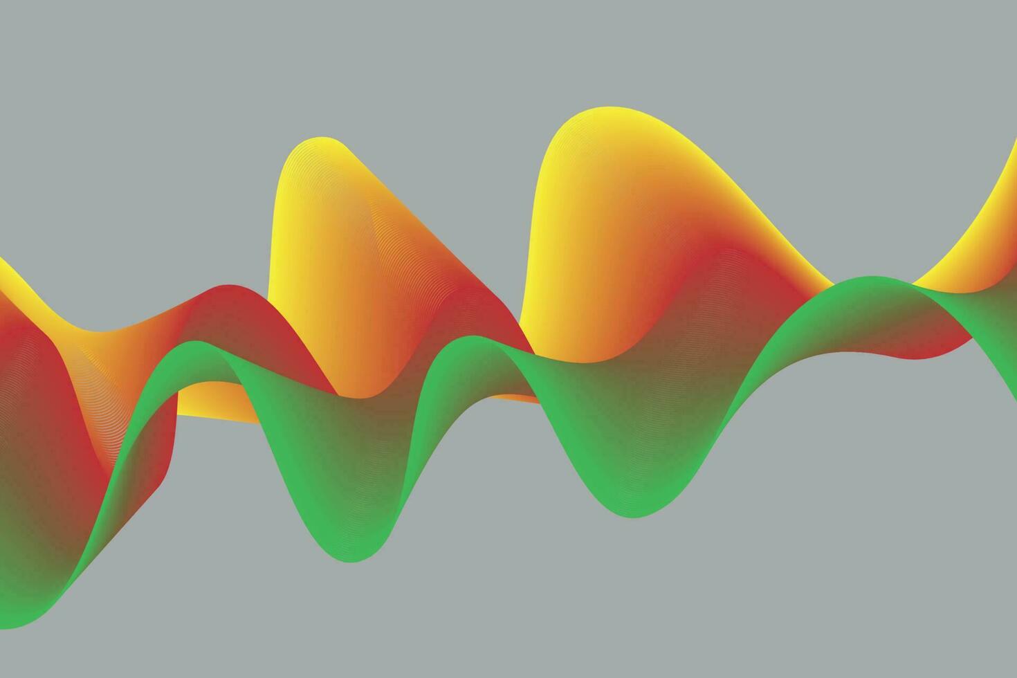 bunt Gradient Welle Linie. Flüssigkeit abstrakt Hintergrund. geeignet zum Landung Seite und Computer Desktop Hintergrund vektor