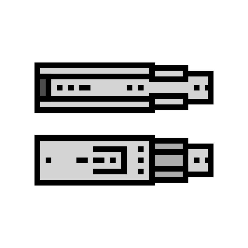 Schublade rutschen Hardware- Möbel passend zu Farbe Symbol Vektor Illustration