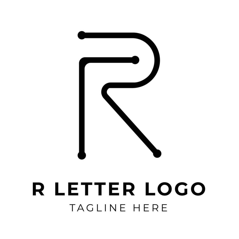 Logo-Design mit Buchstaben vektor