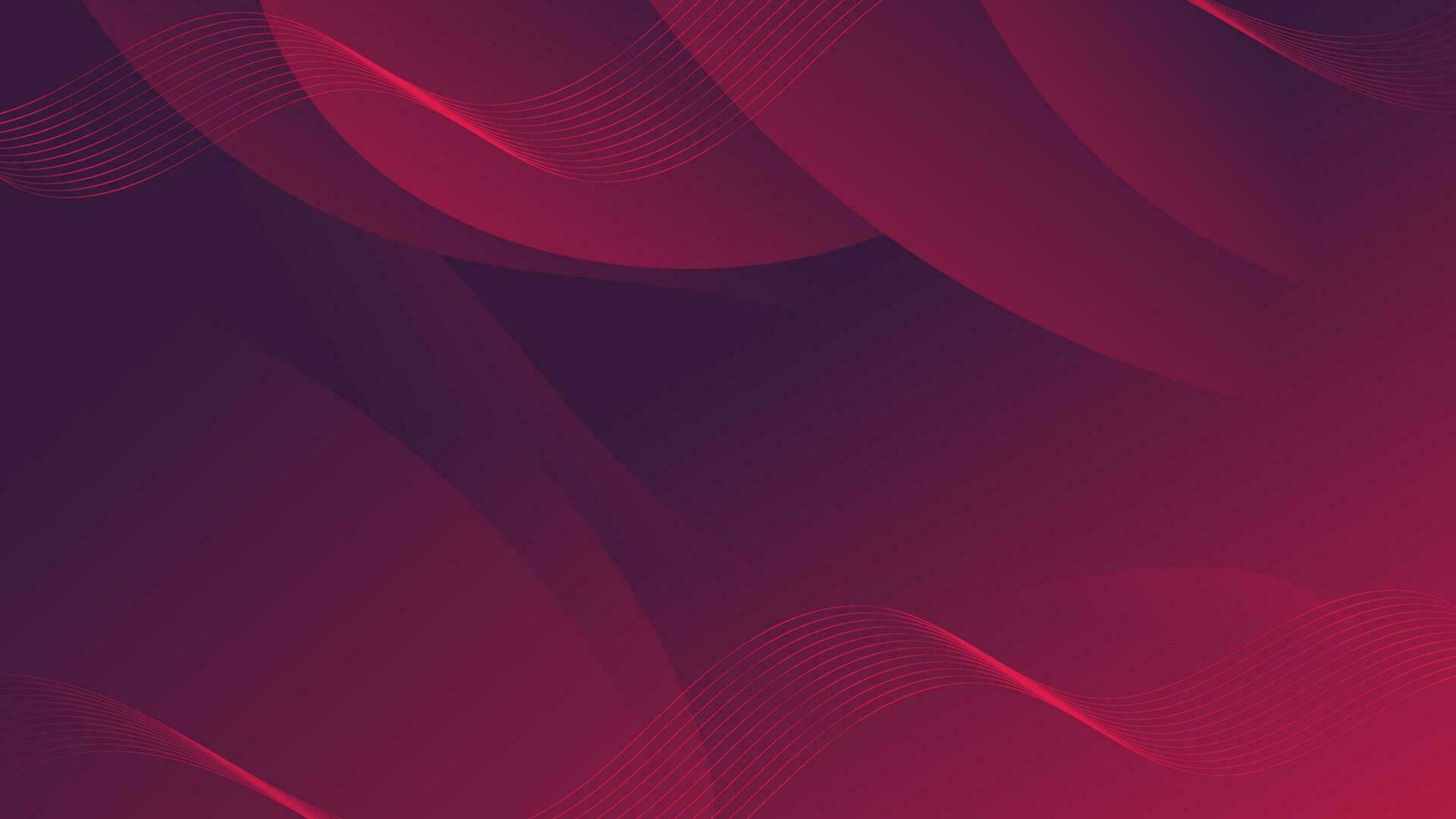 abstrakt lutning mörk röd flytande Vinka bakgrund vektor