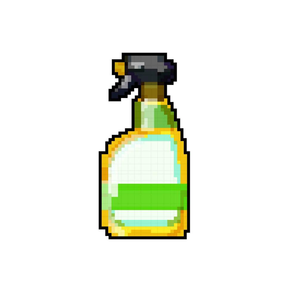 rengöringsmedel badrum rengöringsmedel spel pixel konst vektor illustration