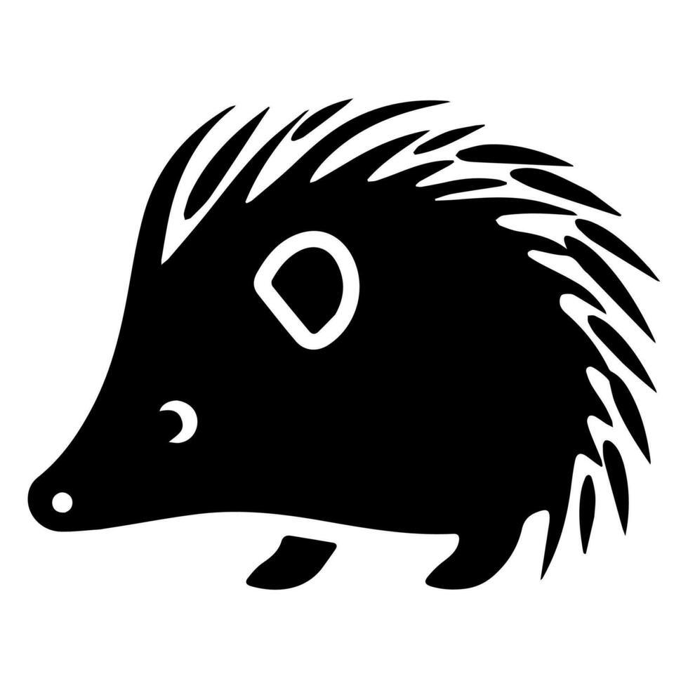 süß Karikatur Igel Vektor Symbol