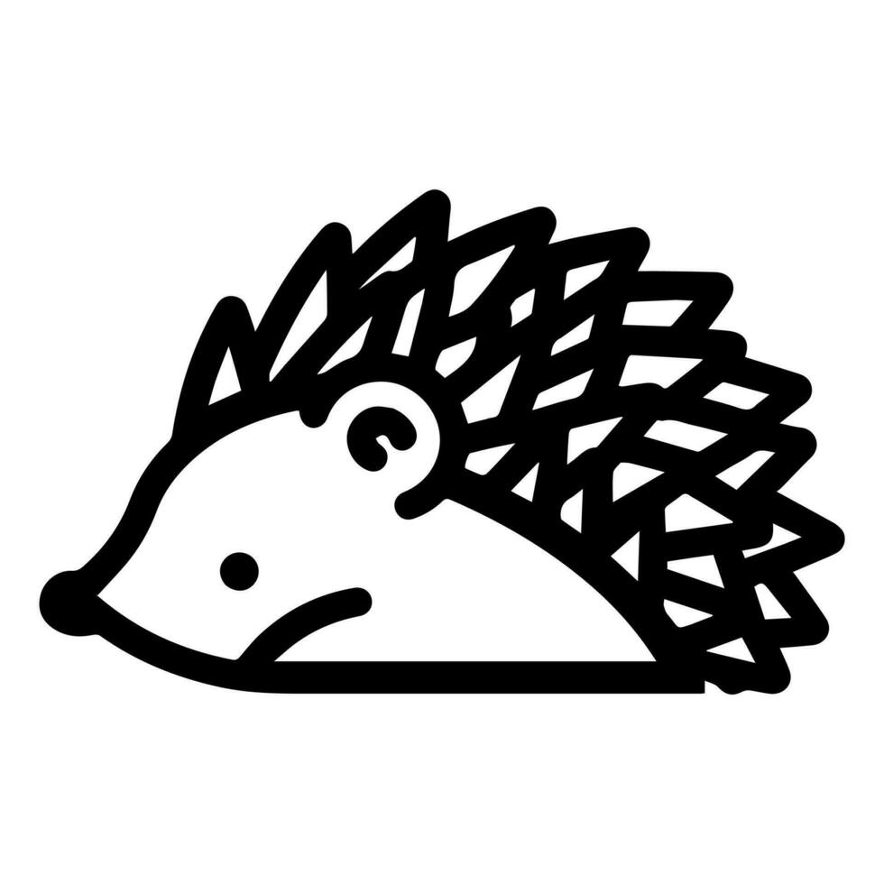 süß Karikatur Igel Vektor Symbol