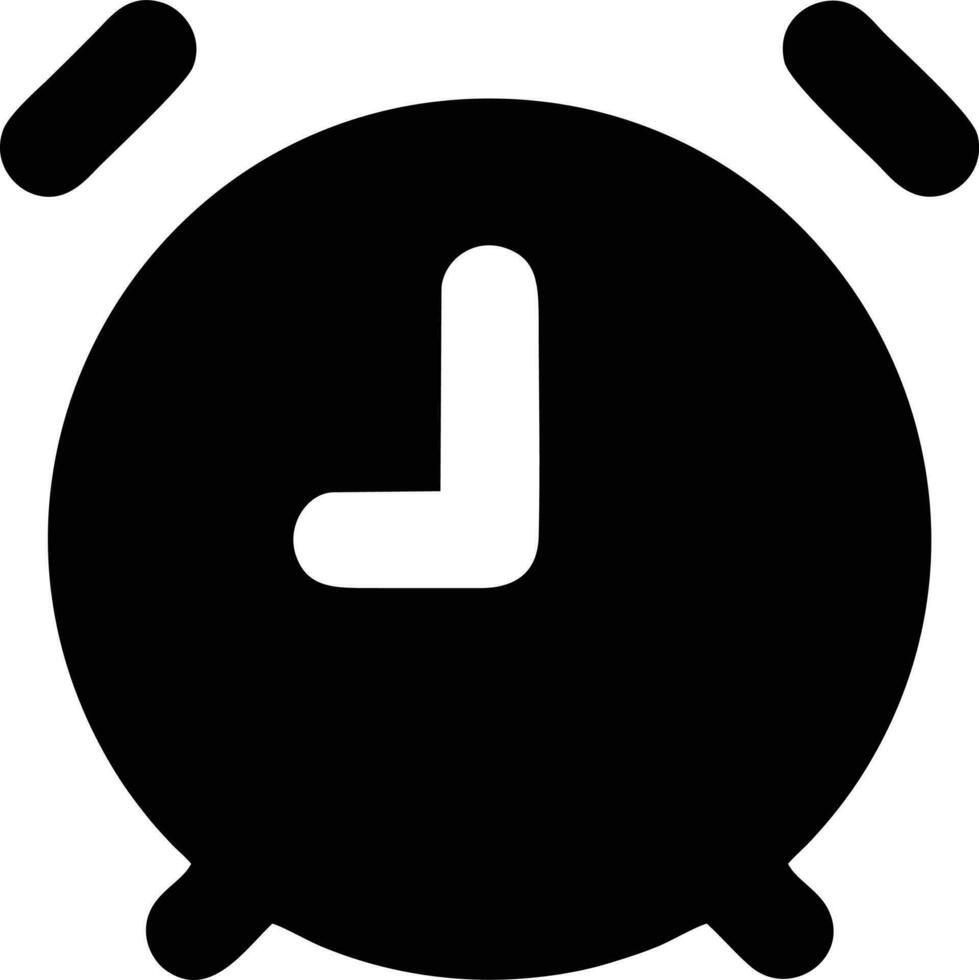 Uhr Symbol Symbol Design Bild. Illustration von das Alarm Uhr Zeit isoliert Vektor Bild. eps 10