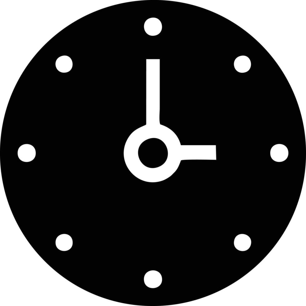 Uhr Symbol Symbol Design Bild. Illustration von das Alarm Uhr Zeit isoliert Vektor Bild. eps 10