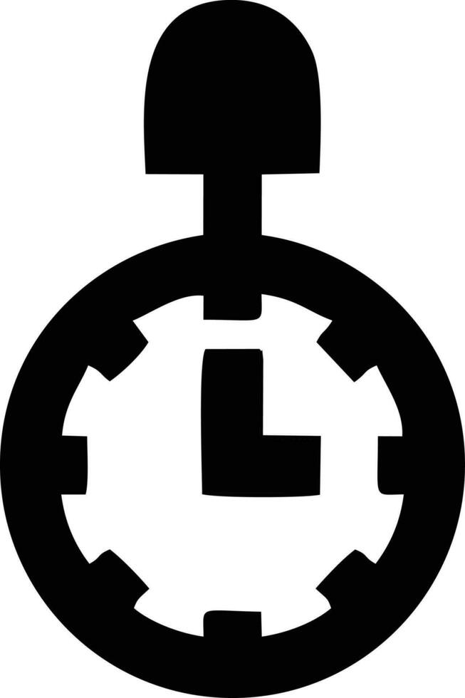 klocka ikon symbol design bild. illustration av de larm Kolla på tid isolerat vektor bild. eps 10