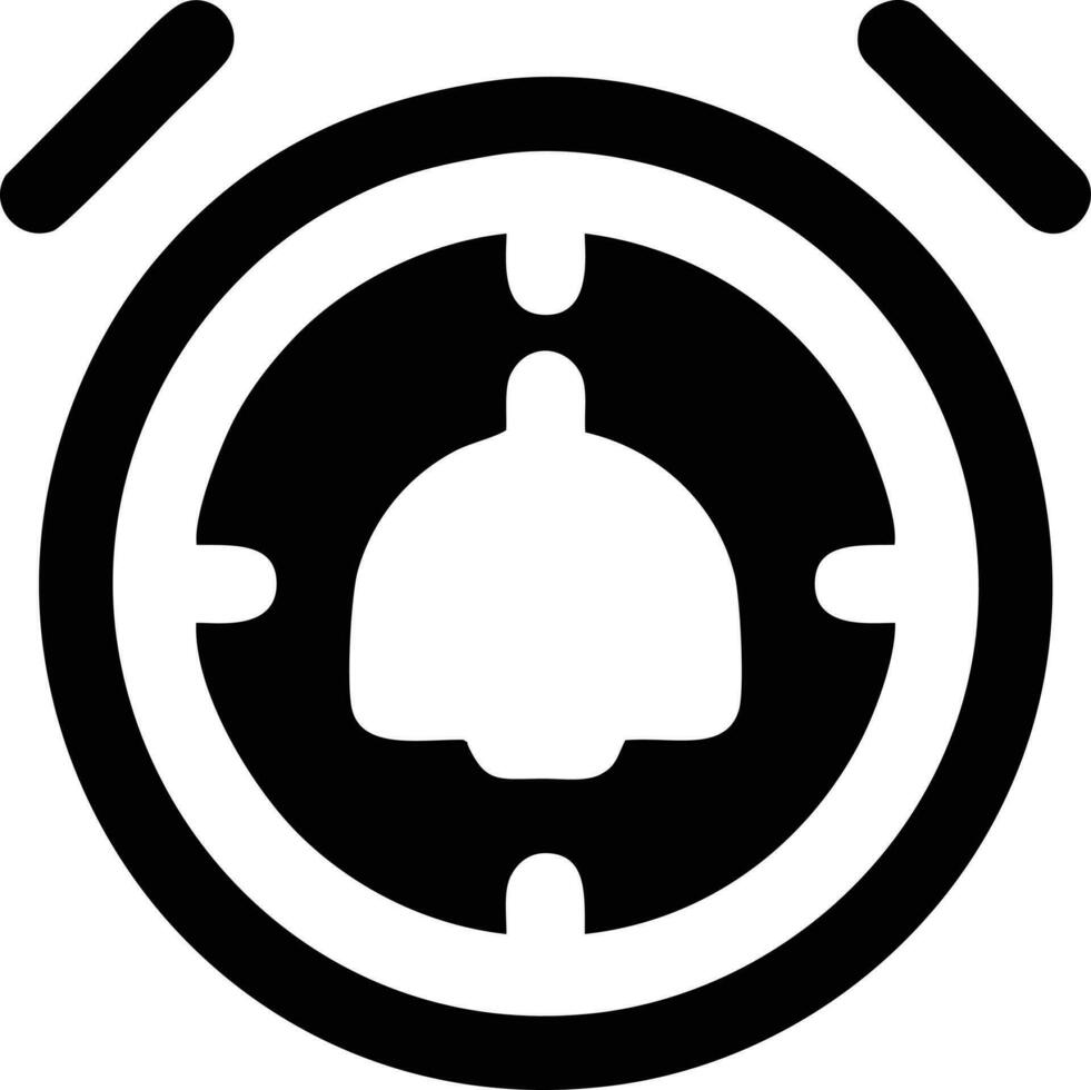 klocka ikon symbol design bild. illustration av de larm Kolla på tid isolerat vektor bild. eps 10