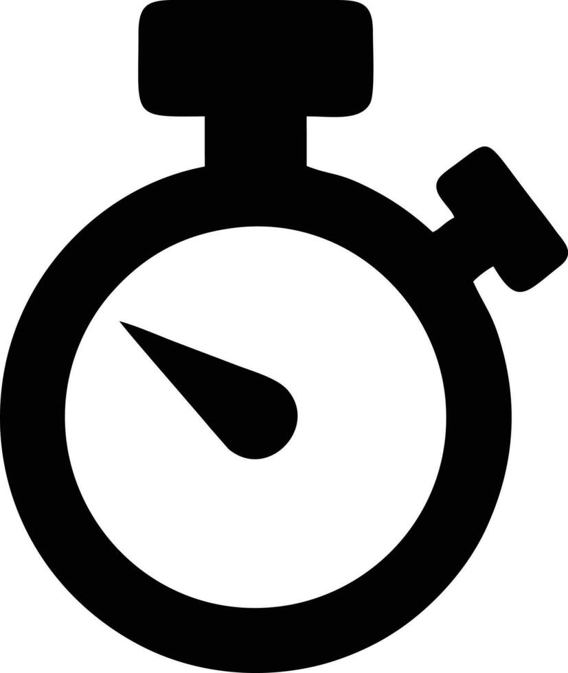 Uhr Symbol Symbol Design Bild. Illustration von das Alarm Uhr Zeit isoliert Vektor Bild. eps 10