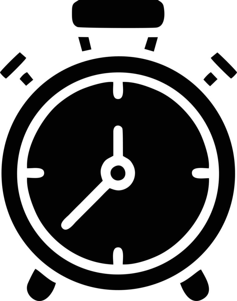 Uhr Symbol Symbol Design Bild. Illustration von das Alarm Uhr Zeit isoliert Vektor Bild. eps 10