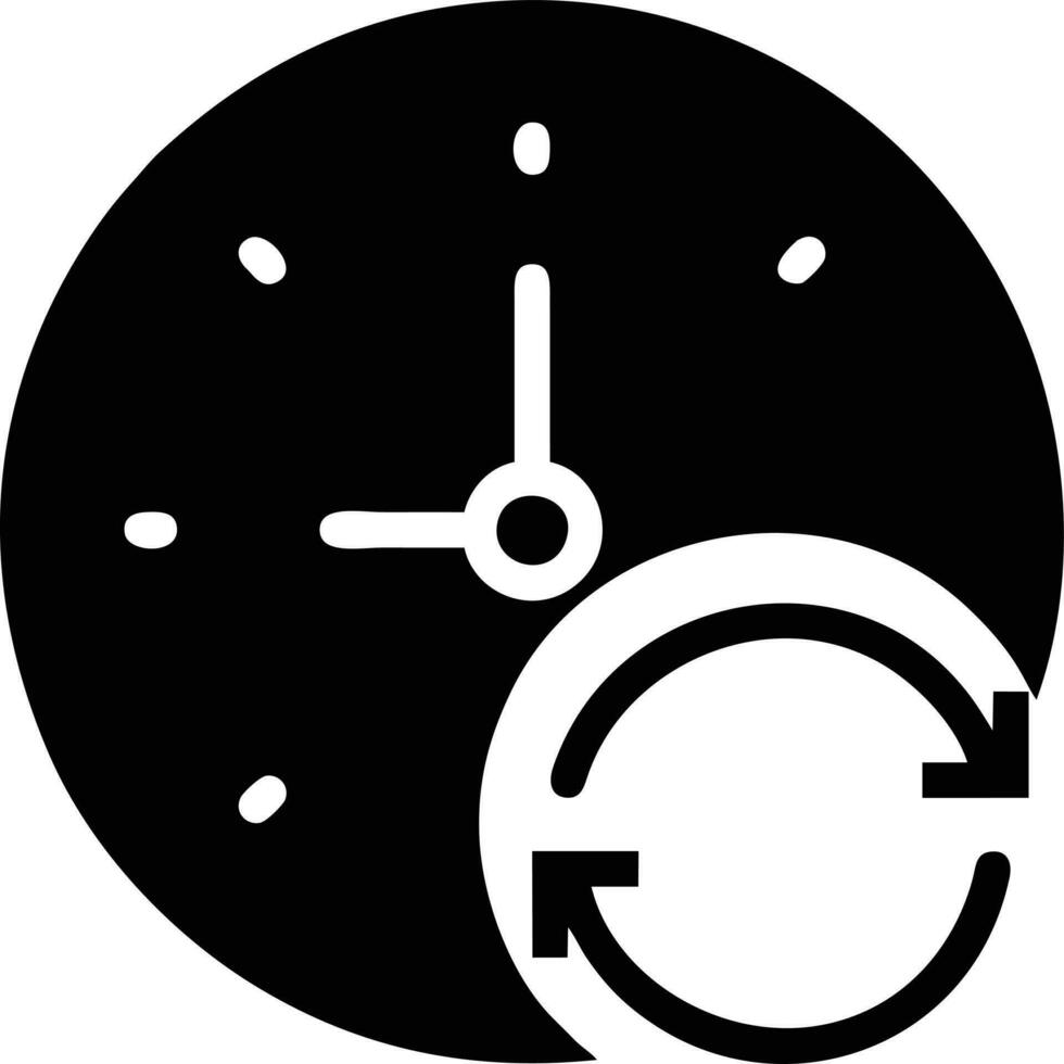 Uhr Symbol Symbol Design Bild. Illustration von das Alarm Uhr Zeit isoliert Vektor Bild. eps 10