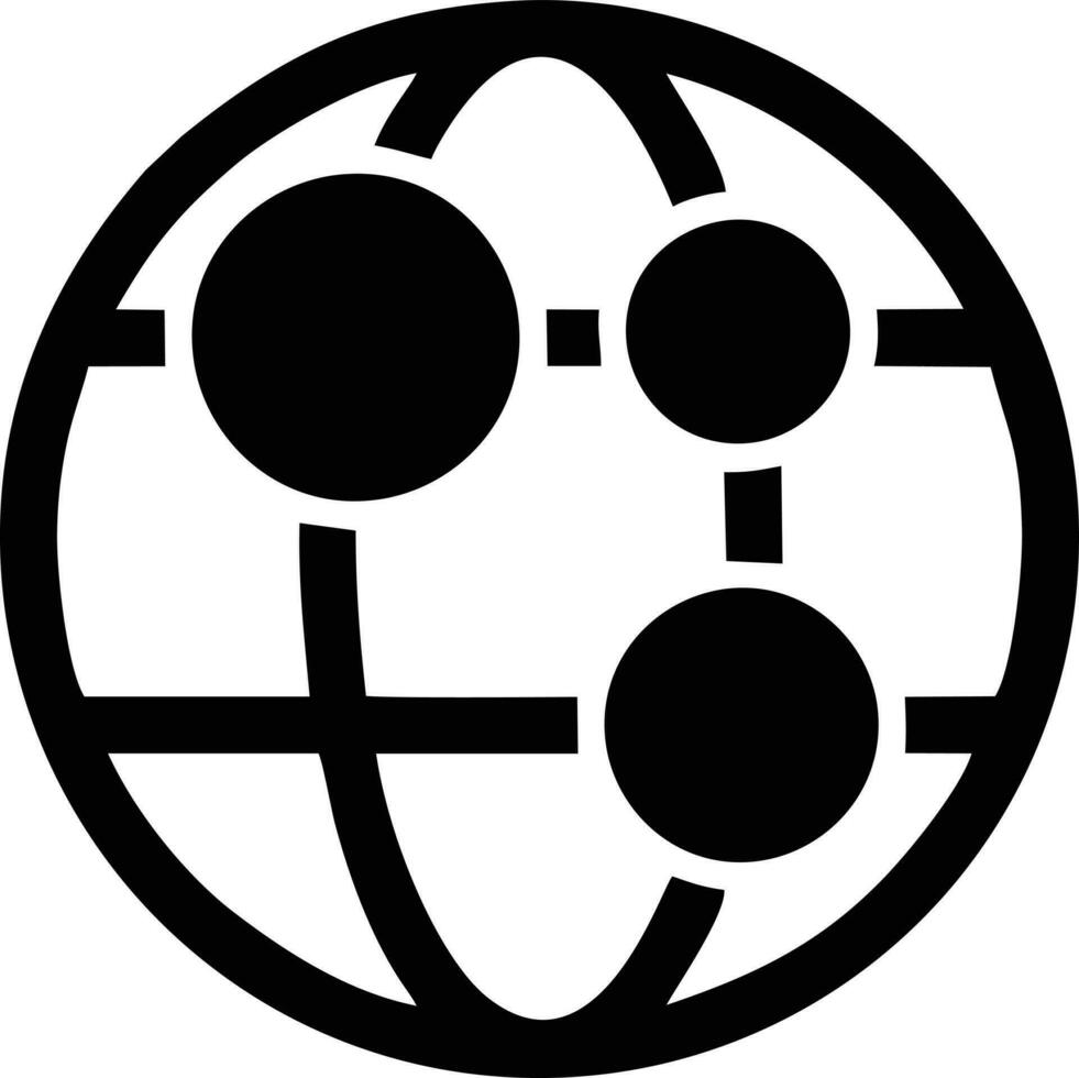 klot planet jord ikon symbol vektor bild