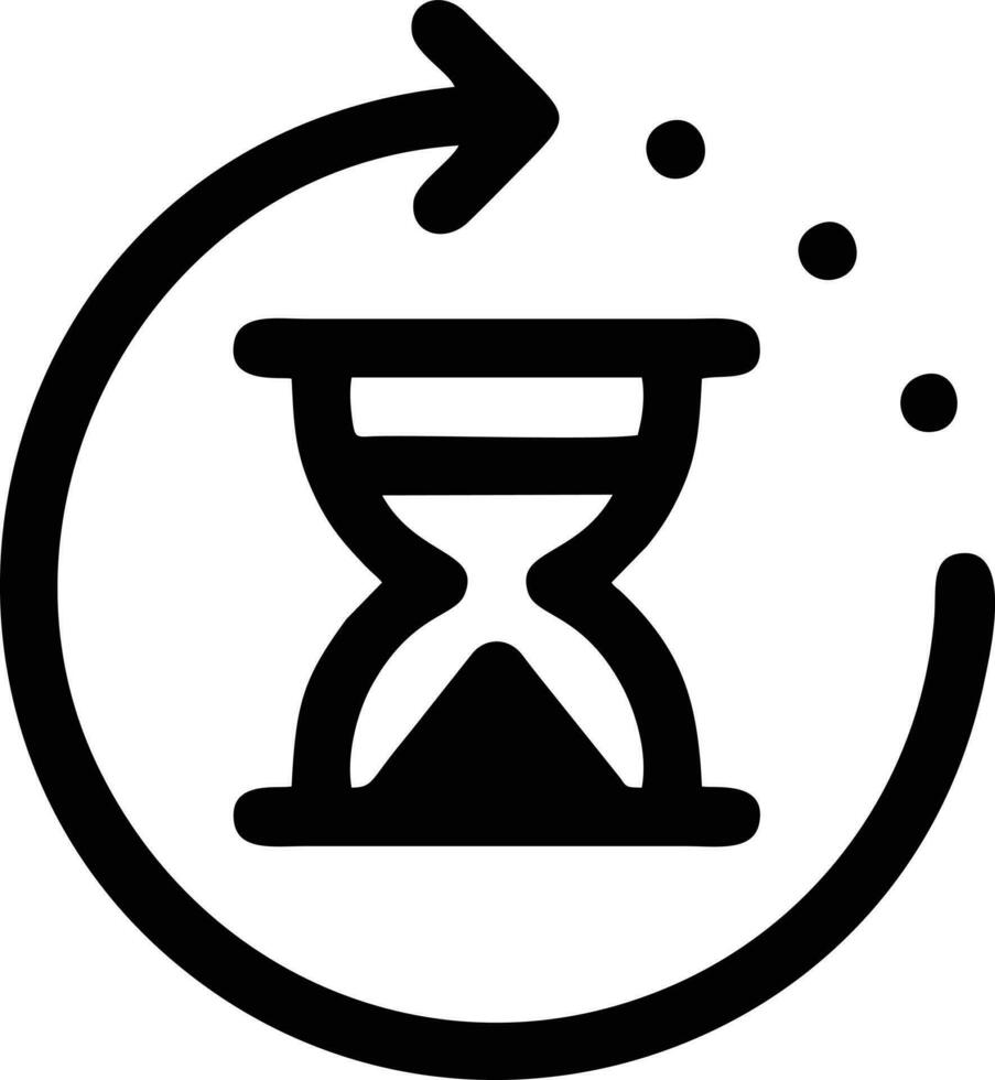 Uhr Symbol Symbol Design Bild. Illustration von das Alarm Uhr Zeit isoliert Vektor Bild. eps 10