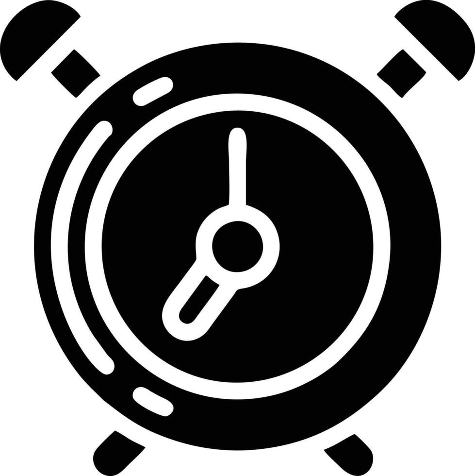 Uhr Symbol Symbol Design Bild. Illustration von das Alarm Uhr Zeit isoliert Vektor Bild. eps 10