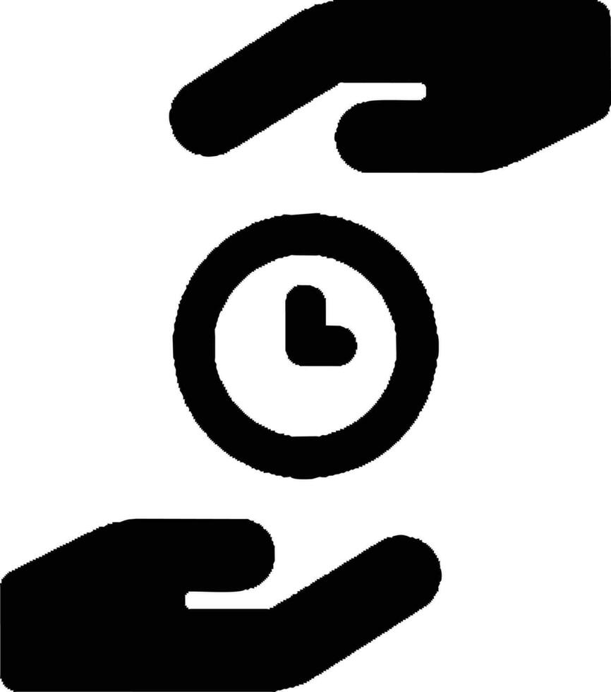 Uhr Symbol Symbol Design Bild. Illustration von das Alarm Uhr Zeit isoliert Vektor Bild. eps 10