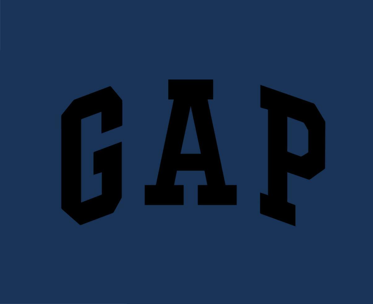 glipa logotyp varumärke symbol svart design kläder mode vektor illustration med blå bakgrund