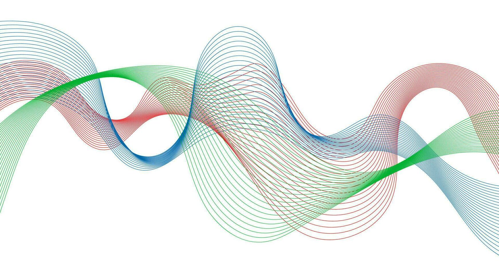 abstrakter hintergrund mit bunten wellengradientenlinien auf weißem hintergrund. moderner technologiehintergrund, wellendesign. Vektor-Illustration vektor