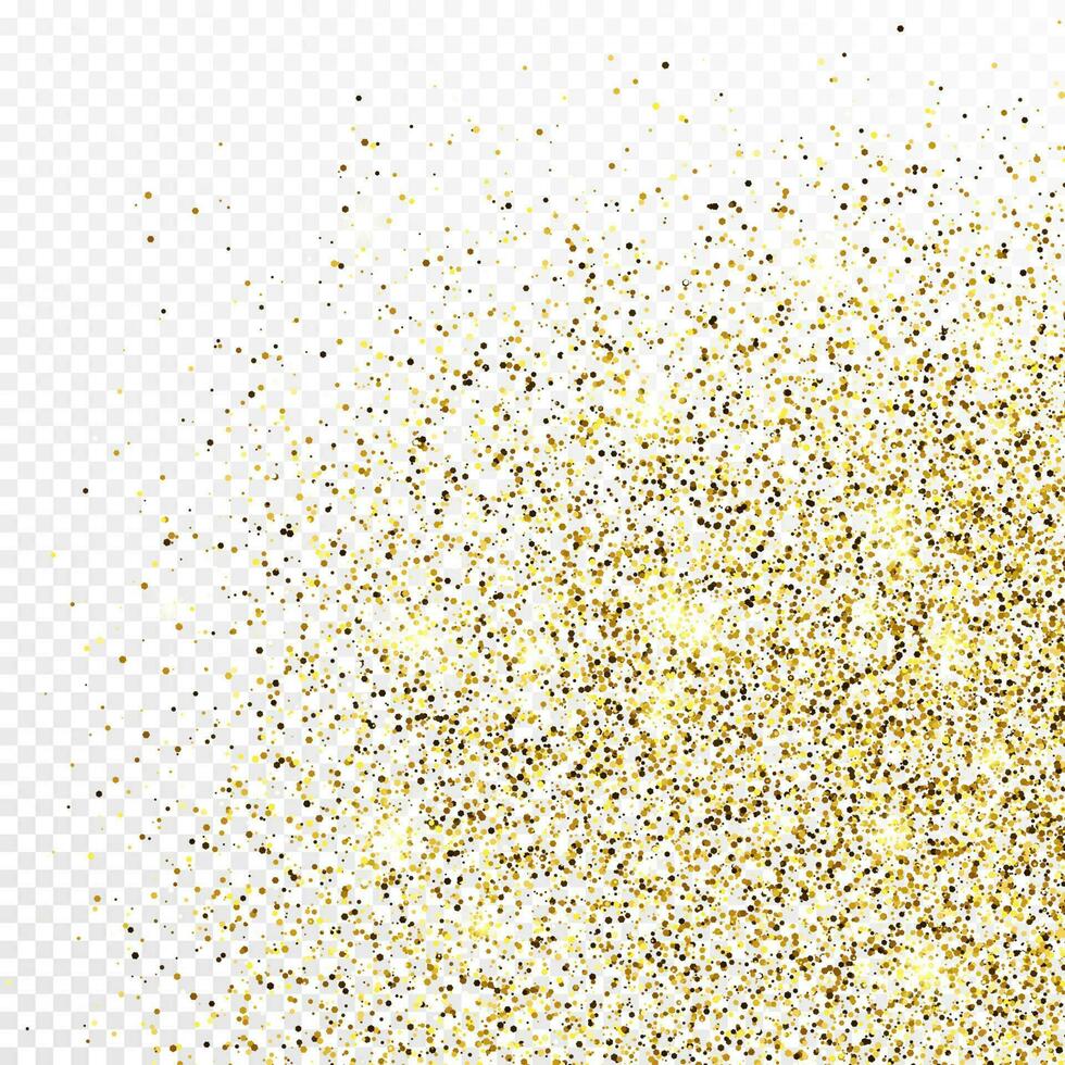 Gold funkeln feierlich Konfetti Hintergrund vektor