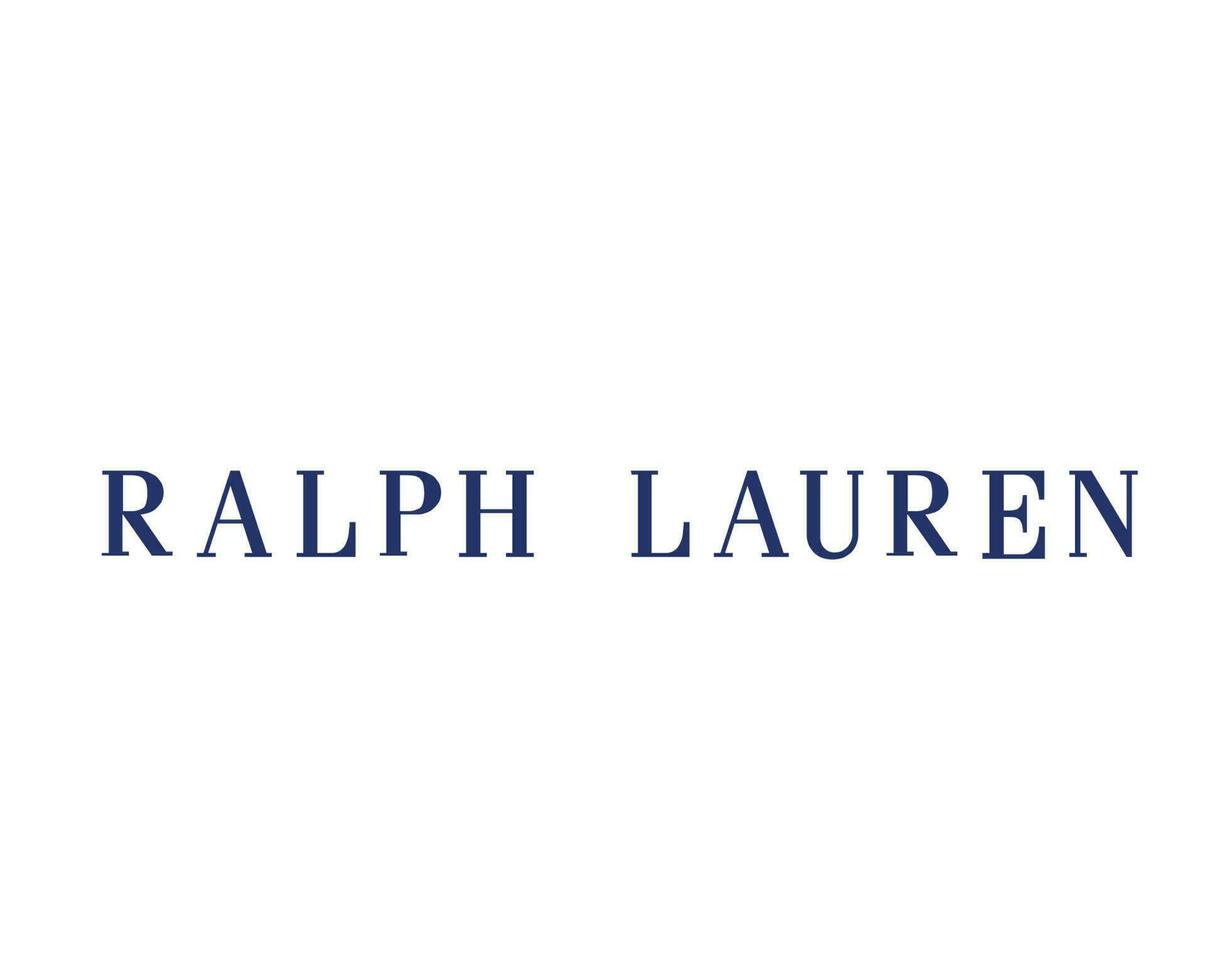 ralph lauren varumärke logotyp namn symbol kläder design ikon abstrakt vektor illustration