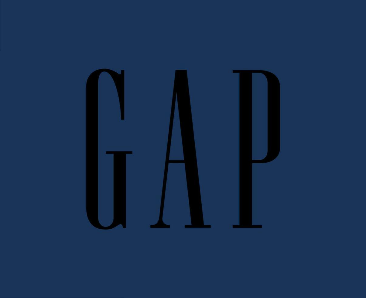 glipa varumärke logotyp symbol svart design kläder mode vektor illustration med blå bakgrund