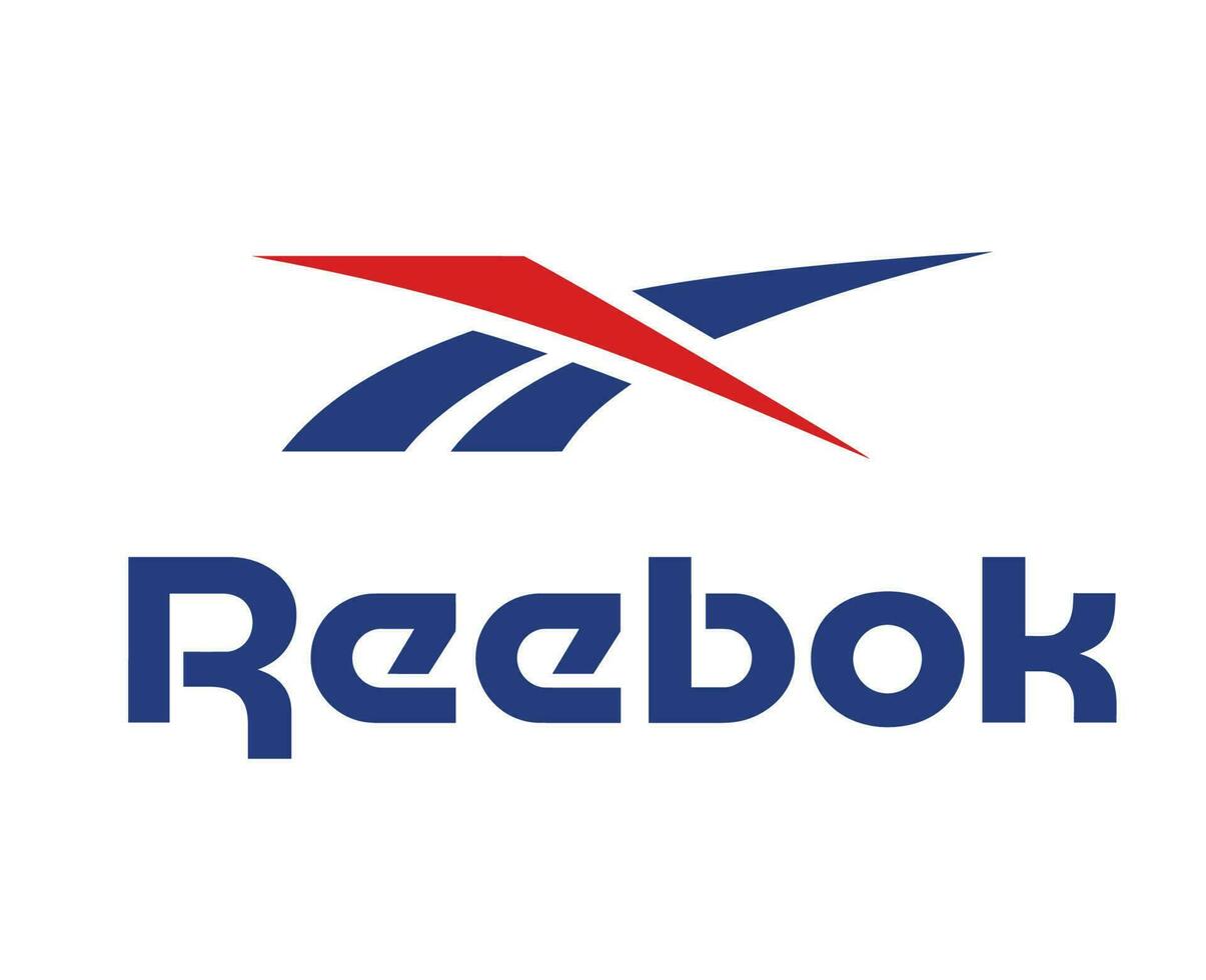 reebok Logo Marke Kleider mit Name Symbol Design Symbol abstrakt Vektor Illustration