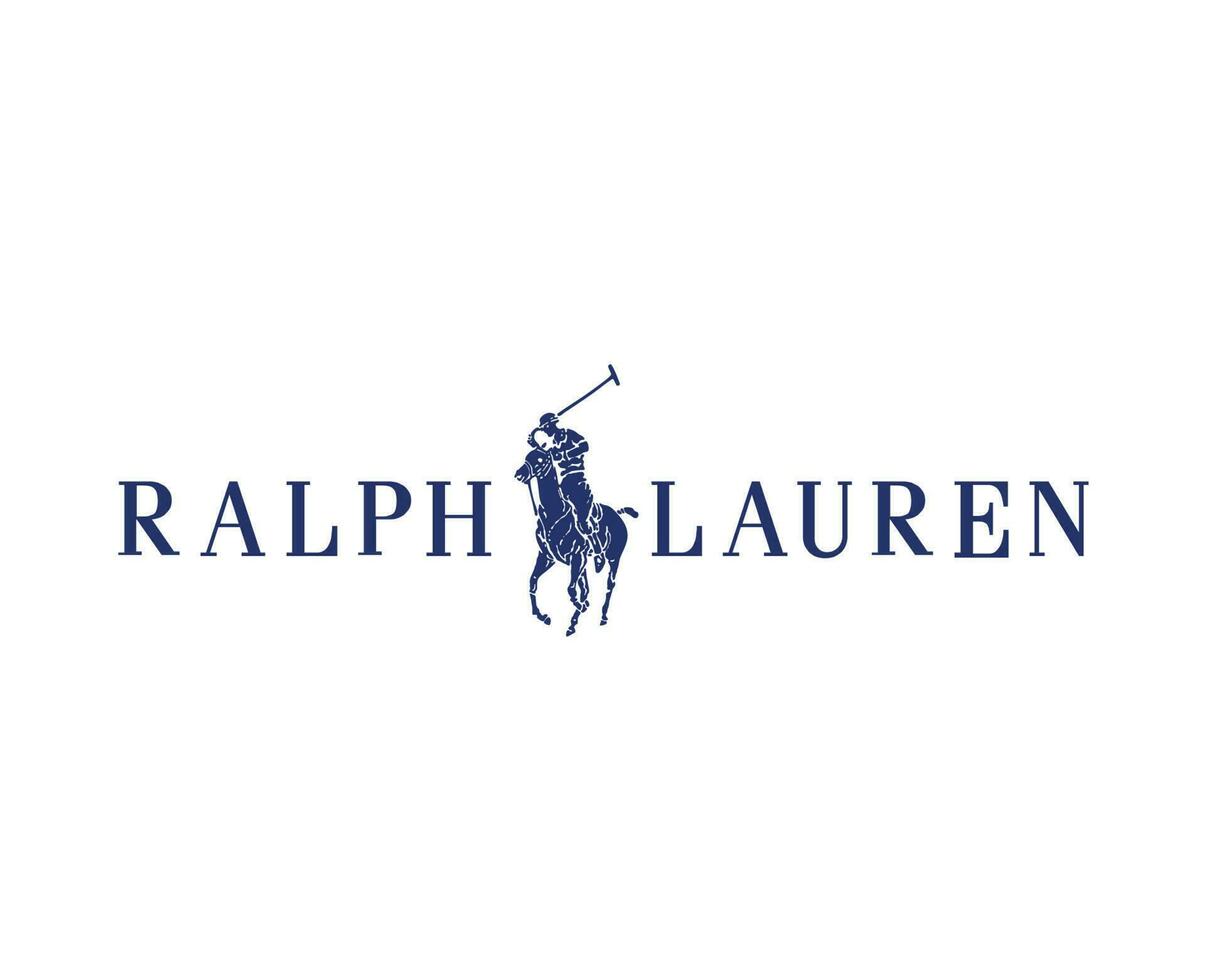 ralph Lauren Marke Logo mit Name Symbol Kleider Design Symbol abstrakt Vektor Illustration